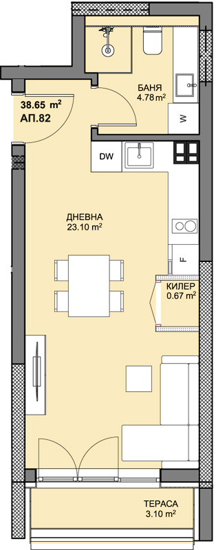 Апартамент 2А82